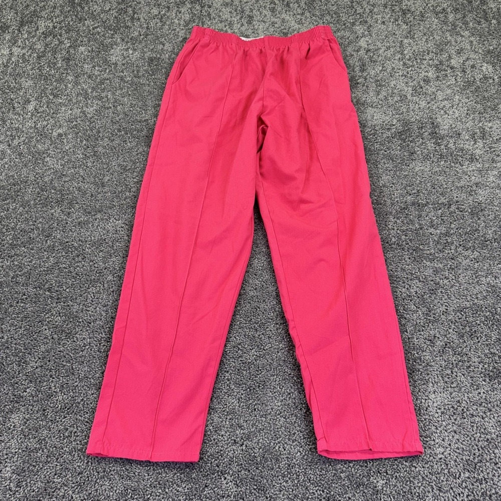 Jasco Uniform Co Pants Womens L Pink Scrub Elastic Waist Pockets Medical